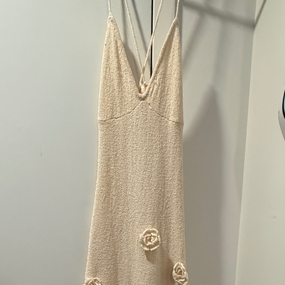 Meshki  Suki Knit Maxi Dress Cream